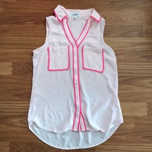 Express sleeveless dress top